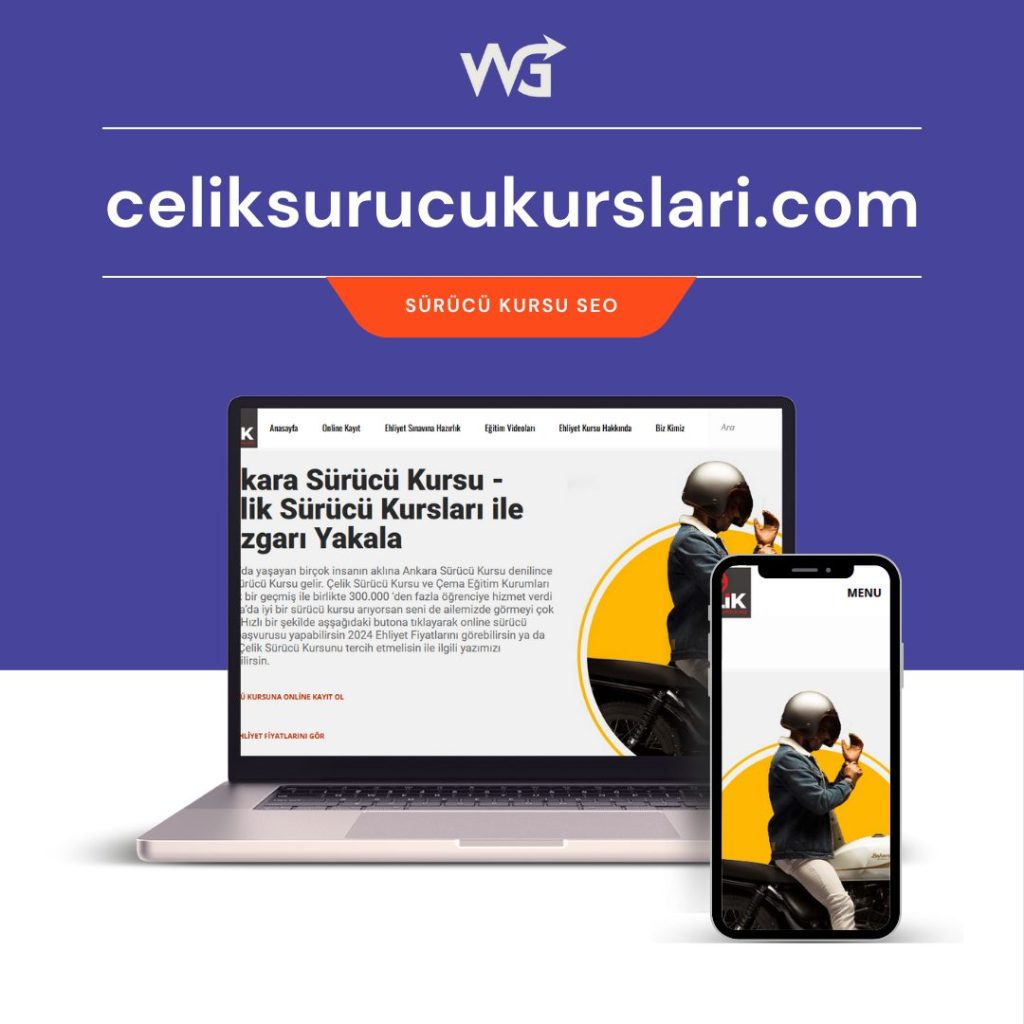 Çelik Sürücü Kursu Web Tasarım ve SEO